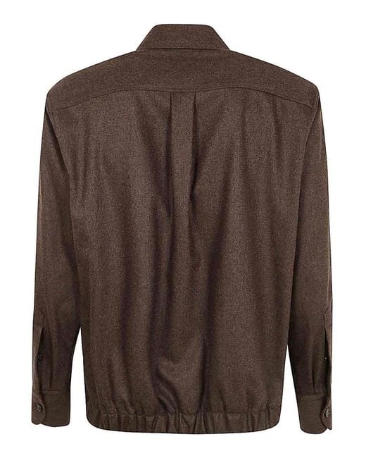 PT Torino Brown Jacket Relaxed Fit for men