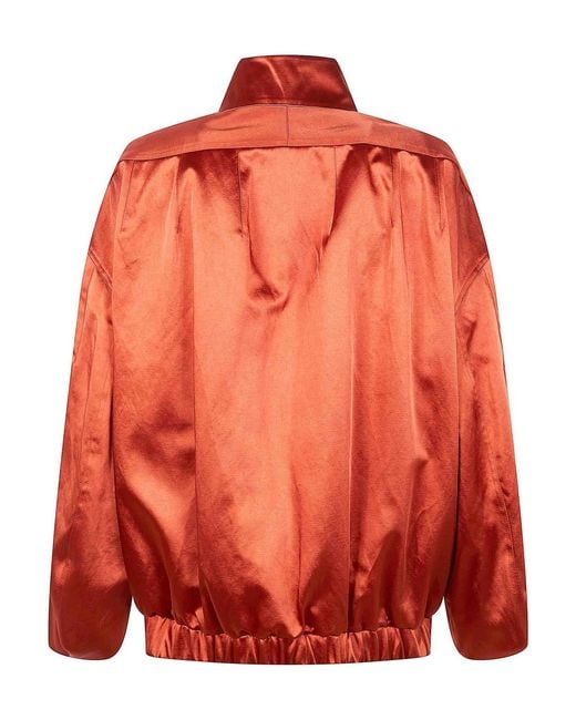 Dries Van Noten Orange Voles Jacket