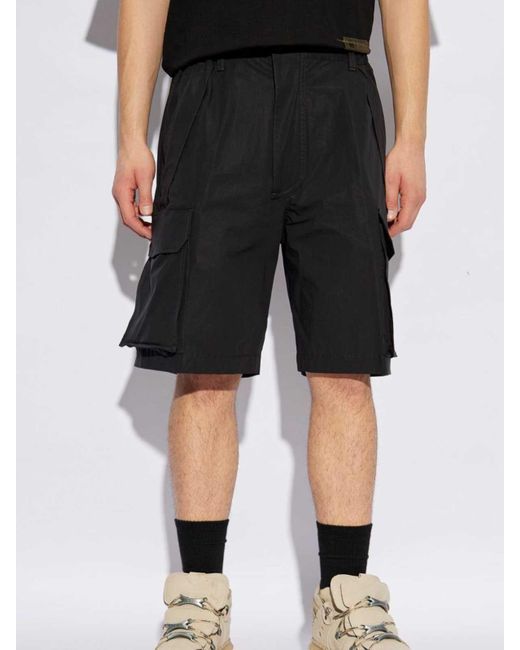 DSquared² Black Short Pants for men