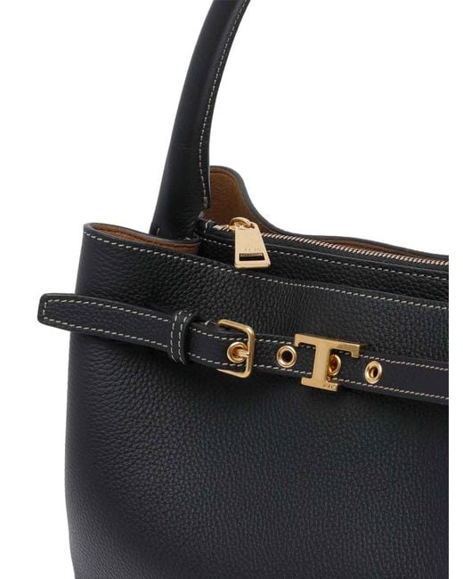 Tod's Black Mini Leather Handbag