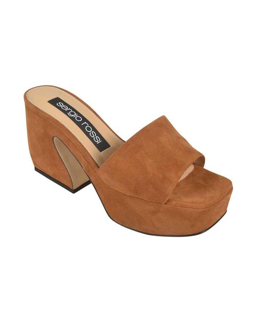 Sergio Rossi Brown Sandals