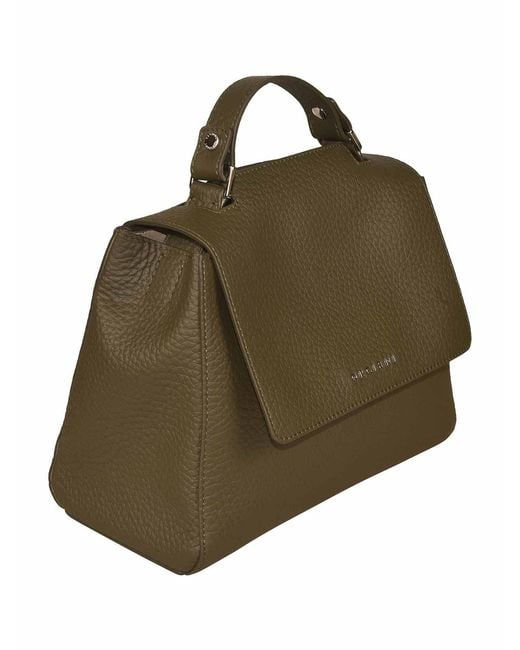 Orciani Green Leather Bag