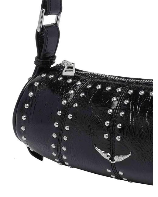Zadig & Voltaire Black Leroudoudou Studs Bag