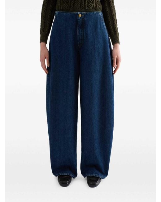 Jil Sander Blue Denim Cotton Jeans