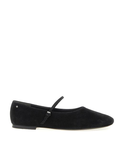 Tory Burch Black Mary Jane Ballet Flats