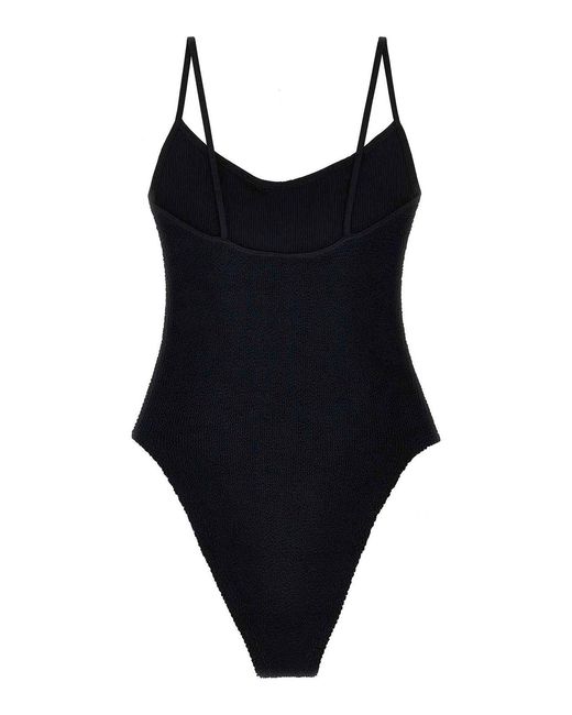 Hunza G Black 'Pamela Swim' One-Piece Swimsuit