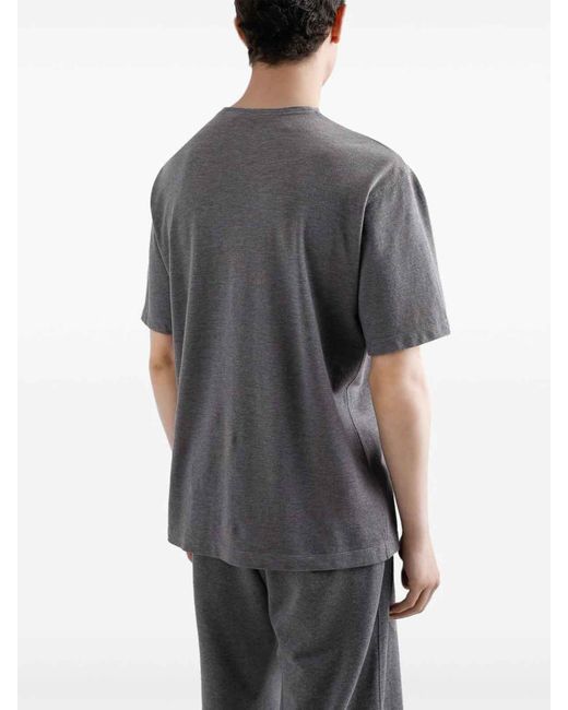 Dolce & Gabbana Gray Logo T-Shirt for men