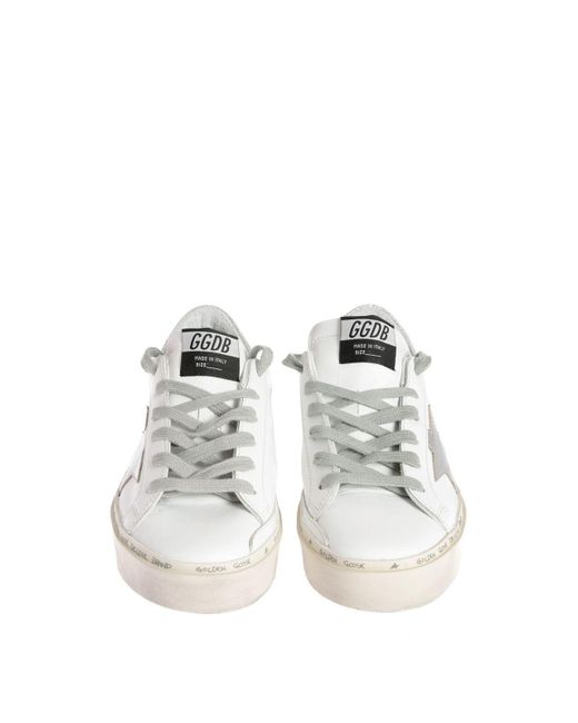 Golden Goose Deluxe Brand White Hi Star Sneaker For