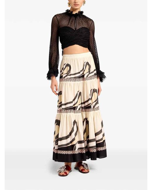 LaDoubleJ White Big Skirt (Place)