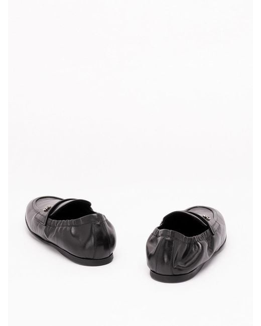 Dolce & Gabbana White Elastic-Back Loafers for men
