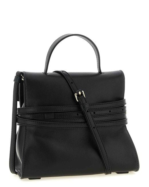 Moschino Black Tie Me Handbag