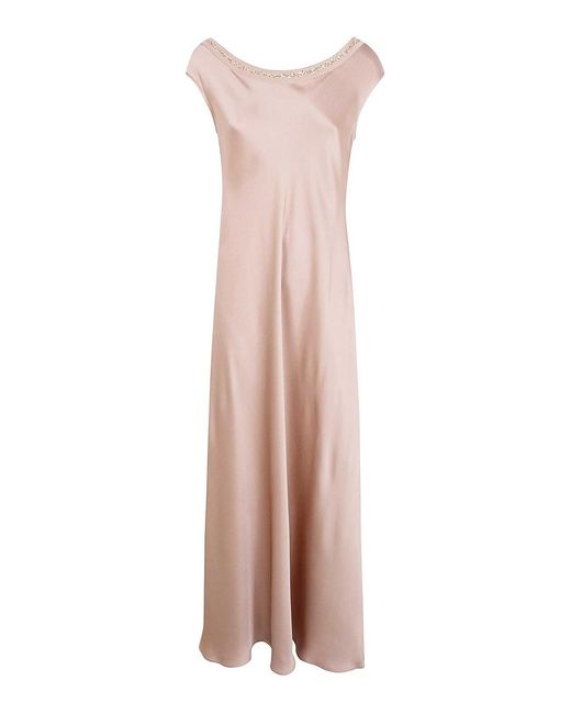 Antonelli Pink Maxwell Super Jasmine Energy Cady Long Dress