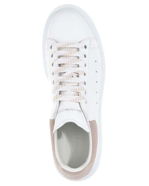 Alexander McQueen White Larry Sneakers