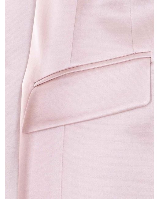 ANDAMANE Pink Petal Rose Bianca Blazer