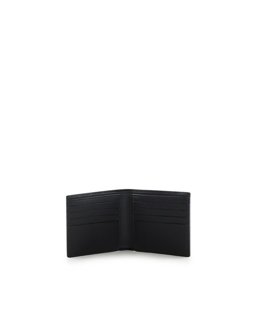 Bottega Veneta Black Intrecciato Bi-Fold Wallet for men