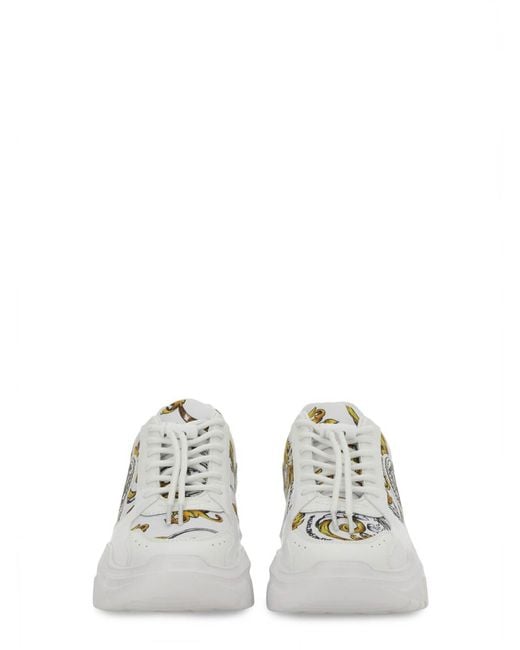 Versace Jeans White Speedtrack Bottom Sneaker