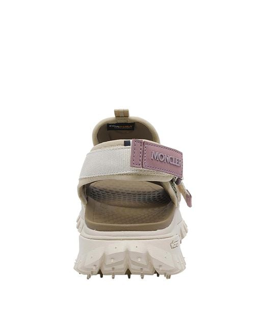 Moncler White Trailgrip Vela Sandals