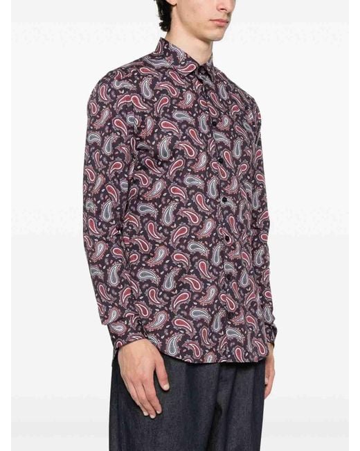 Etro Purple Shirts for men