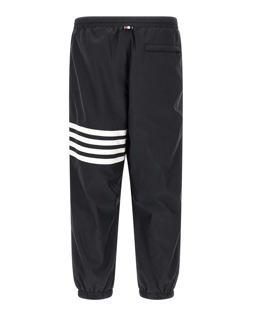 Thom Browne Black Track Joggers for men