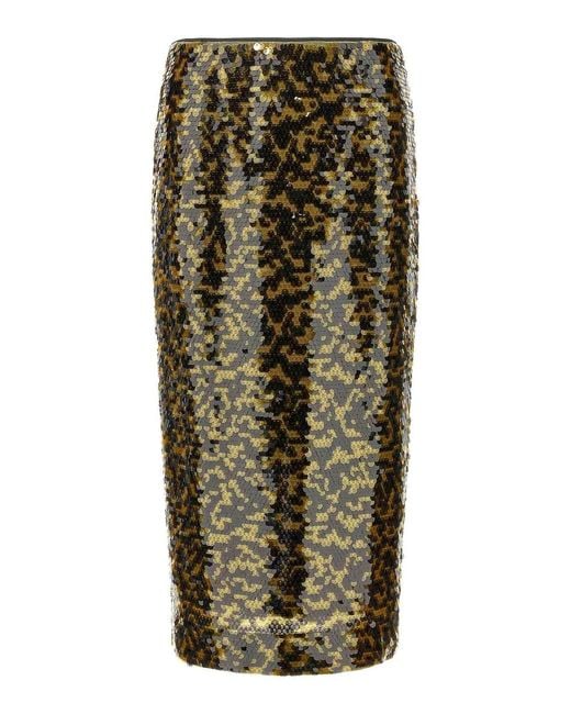 Staud Green Skirt