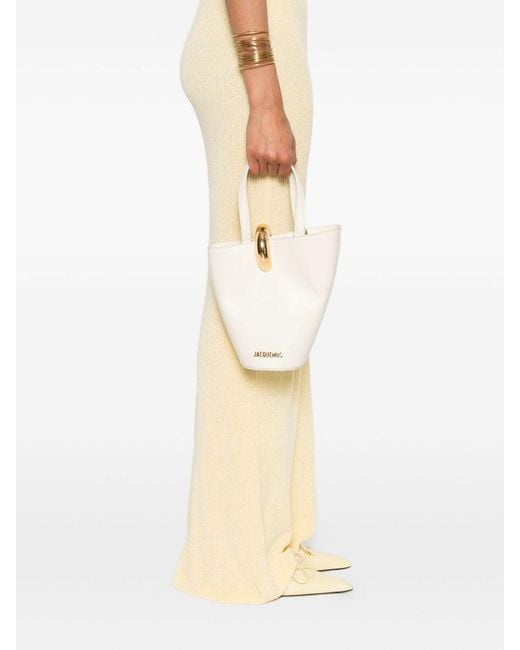 Borsa A Secchiello di Jacquemus in White