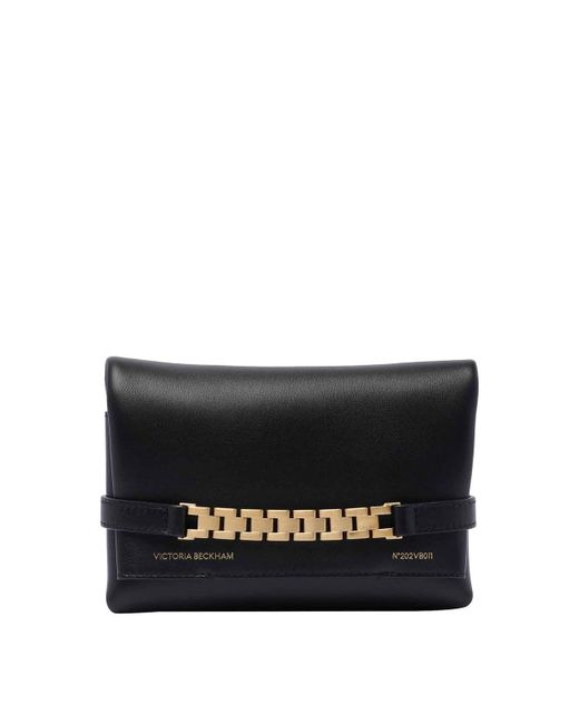 Victoria Beckham Black Mini Chain Pouch