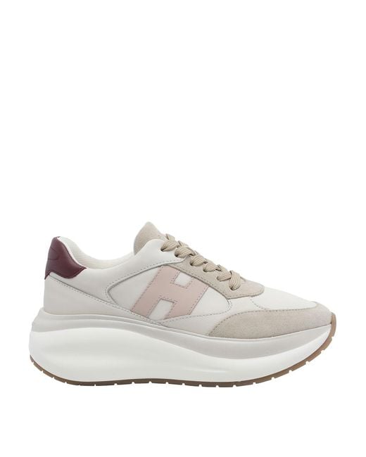 Hogan White Maxi Sneakers