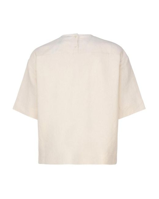 J.W. Anderson White T-shirt With Logo for men