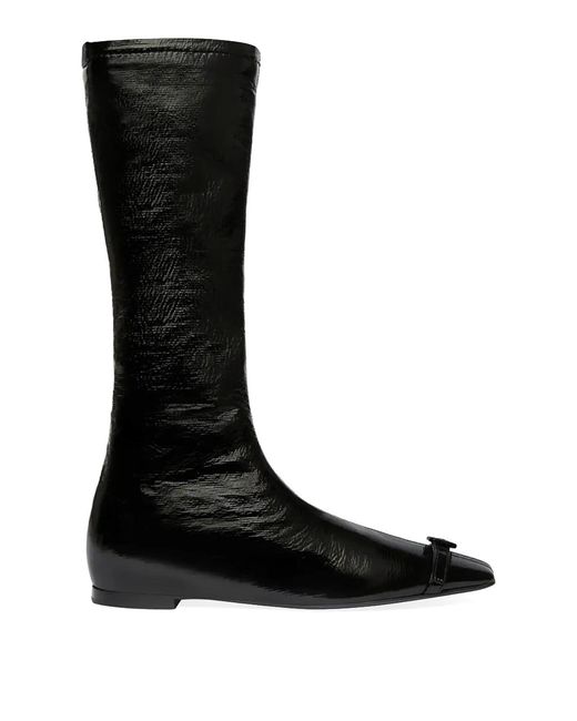 Courreges Black CourrÈ Ges Naplak Boot