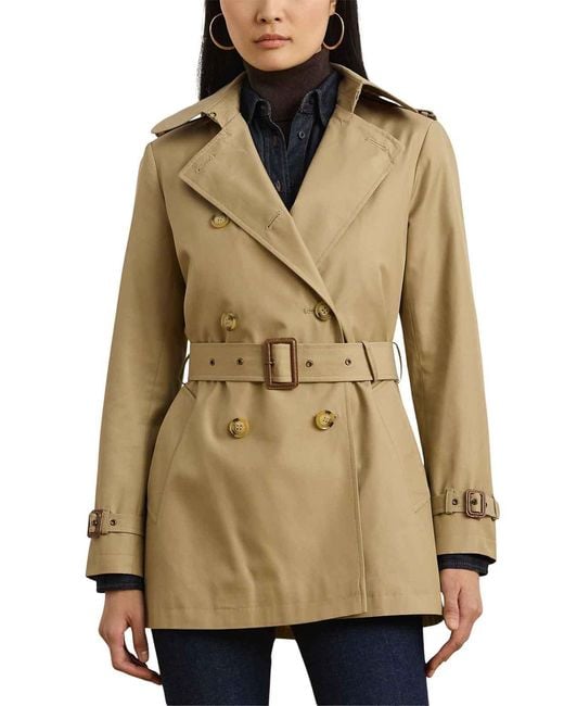 Ralph Lauren Natural Db Blt Tr30 Lined Coat