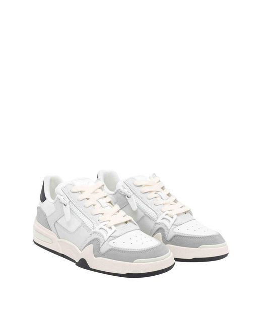 Giuseppe Zanotti White Ghose Low-Top Trainers for men
