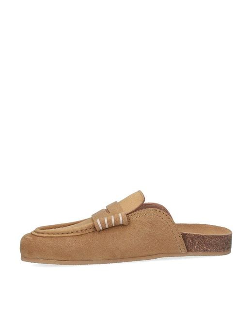 J.W. Anderson Brown Loafer Mules