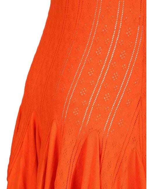 Loewe Orange Tank Top Dress