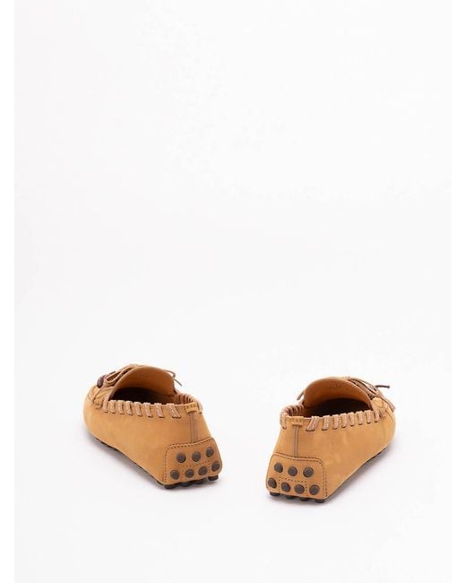 Tod's Brown 'Glove Gommino' Loafers
