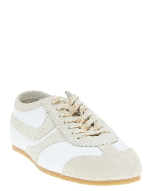 Dries Van Noten White Leather Sneakers for men