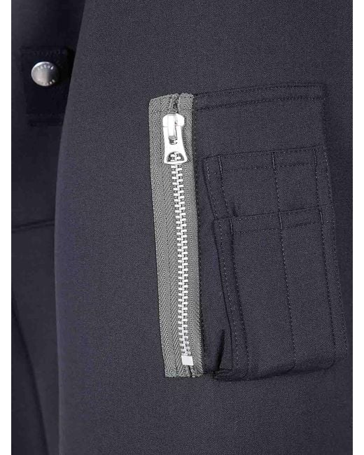 Sacai Blue Suiting Blouson for men