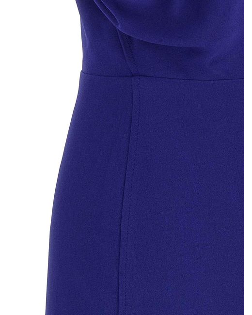 Victoria Beckham Blue Edith Dress