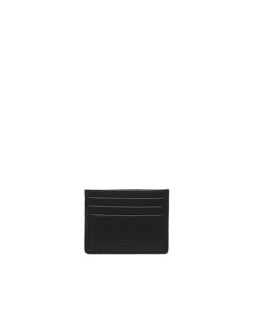Ferragamo White Card Holder With Woven for men