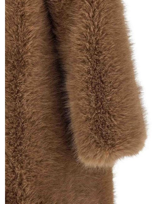 BB COUTURE Brown Biscuit Ecofur Coat