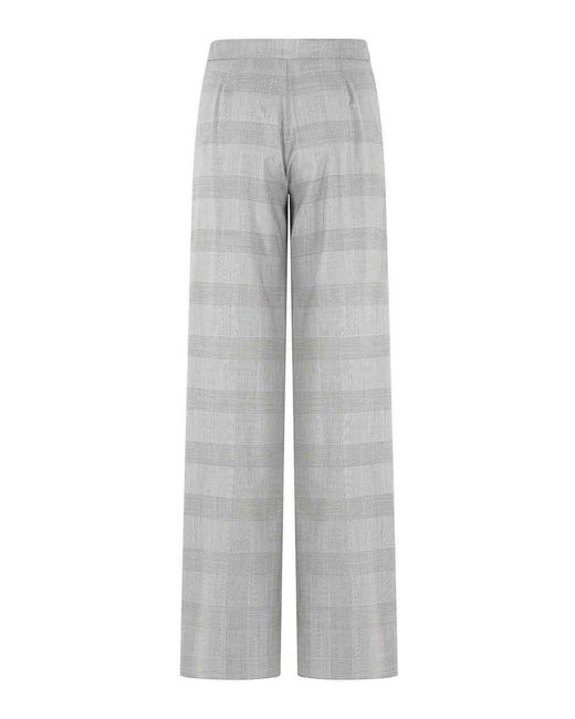 Max Mara Gray Wool Pants