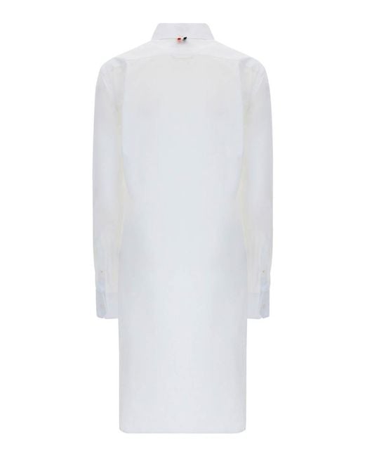 Camicia Lunga di Thom Browne in White