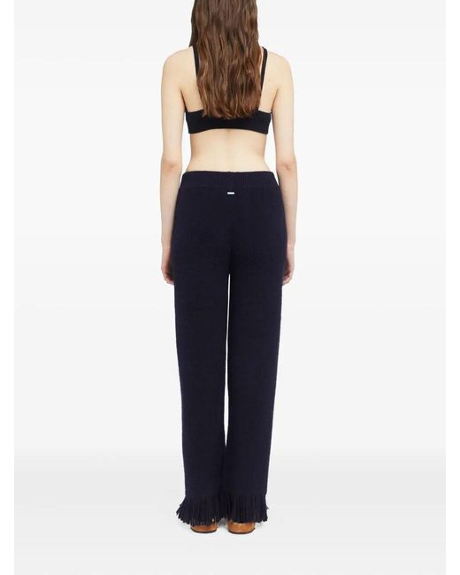 Alanui Blue Pantaloni Finest