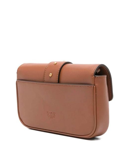 Borsa Tascabile di Pinko in Brown