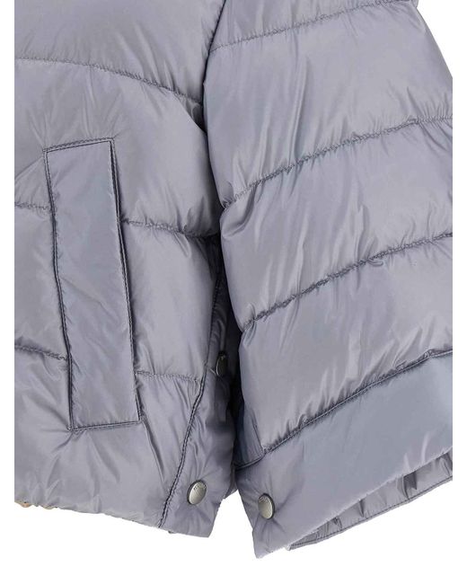 Peserico Gray Cape Down Jacket