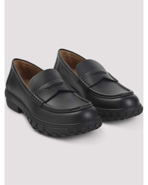 Givenchy Black Echo Loafers for men