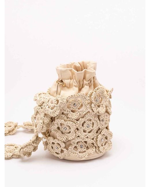 Rosantica Natural 'Signorina M' Mini Bag