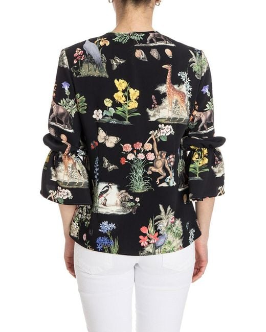 Vivetta Black Moscardino Blouse