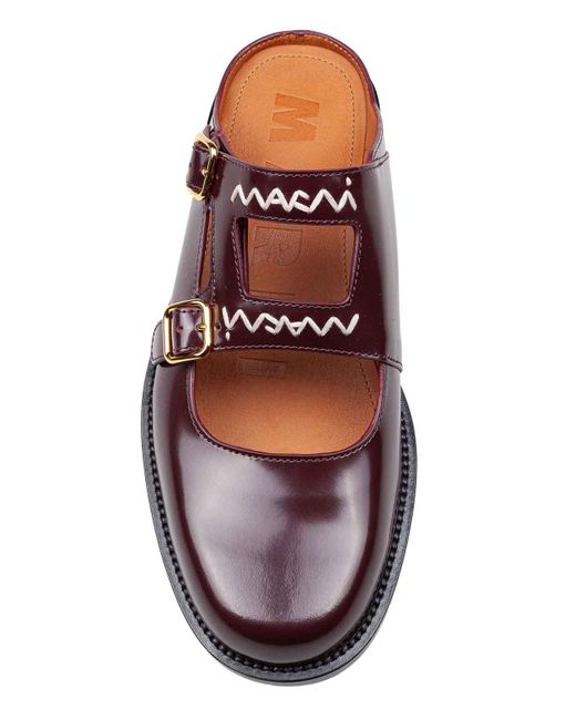 Marni Brown Sabot Moccasin