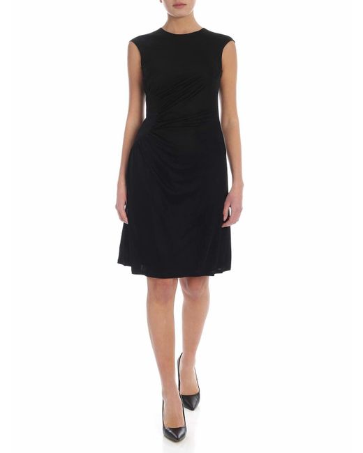 Moschino Black Scars Embroidery Dress