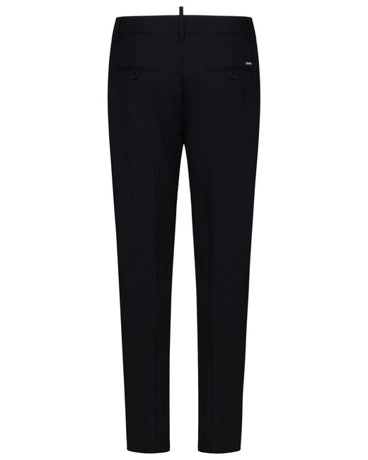 DSquared² Black Tailored Trousers for men